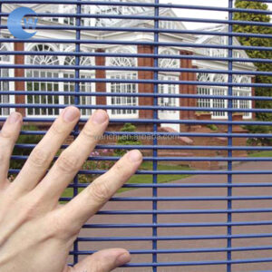 Security Welded Fence Panels | Anti-Climb Galvanized & PVC Coated Welded Wire Mesh Security Fence For Perimeter Protection